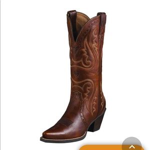 Ariat heritage western x toe boot